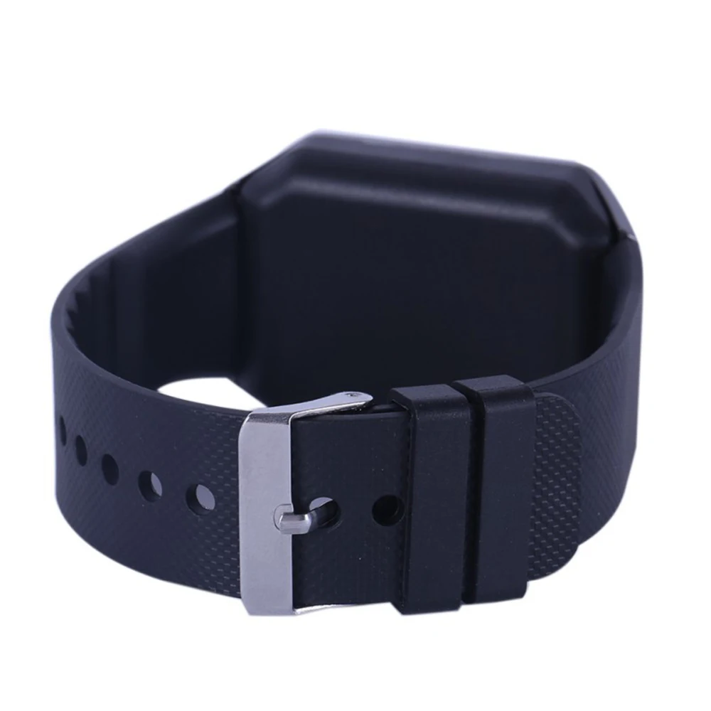 Умный Smartwatch цифровой Спорт золото смарт часы DZ09 шагомер для телефона наручные