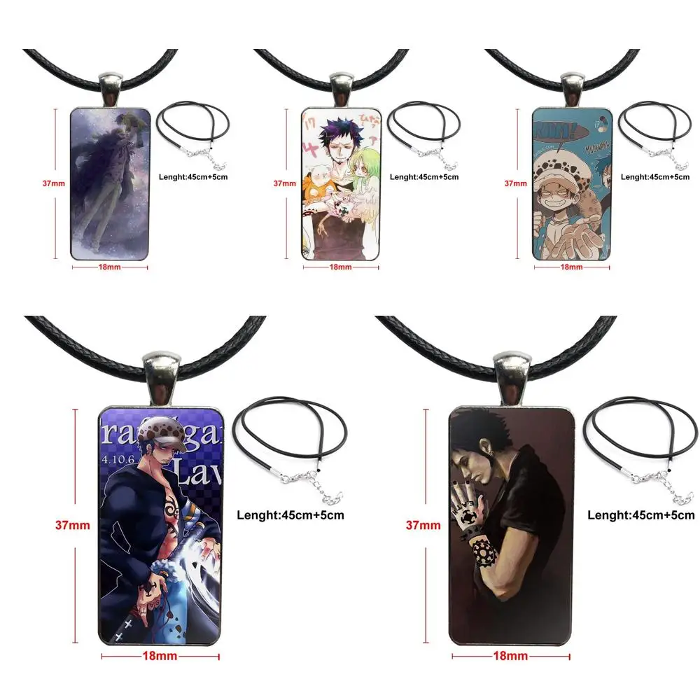 Ожерелье-чокер ручной работы Trafalgar Law ожерелье-чокер прямоугольной формы для