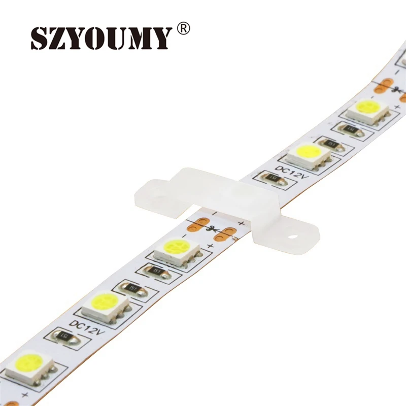SZYOUMY 1000 шт. светодиодные крепежные силиконовые зажимы для 220 В 5050 2835
