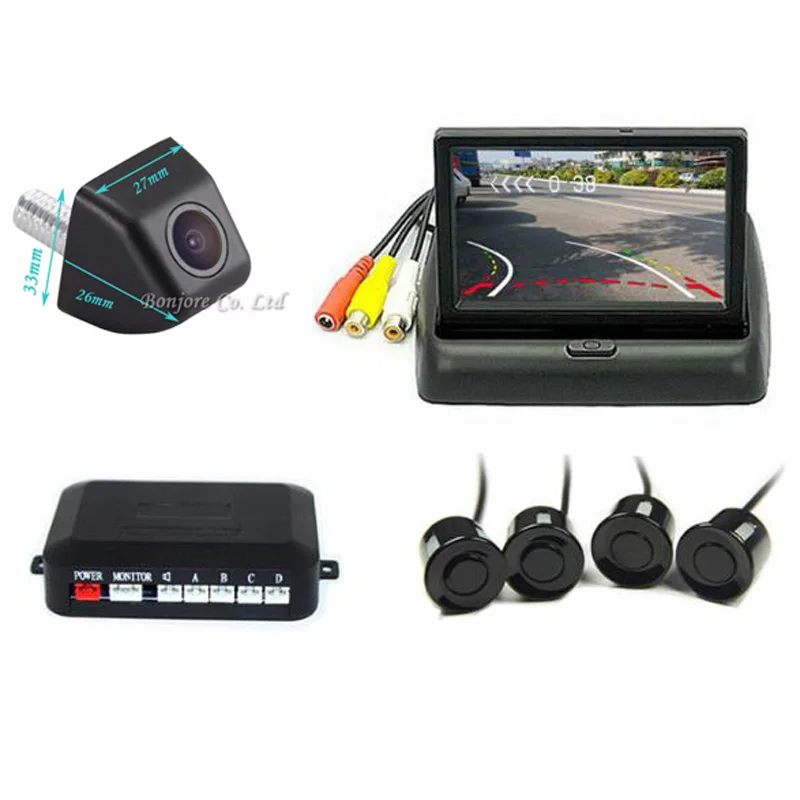 Датчик парковки видео запасной радар интеллектуальная динамическая траектория