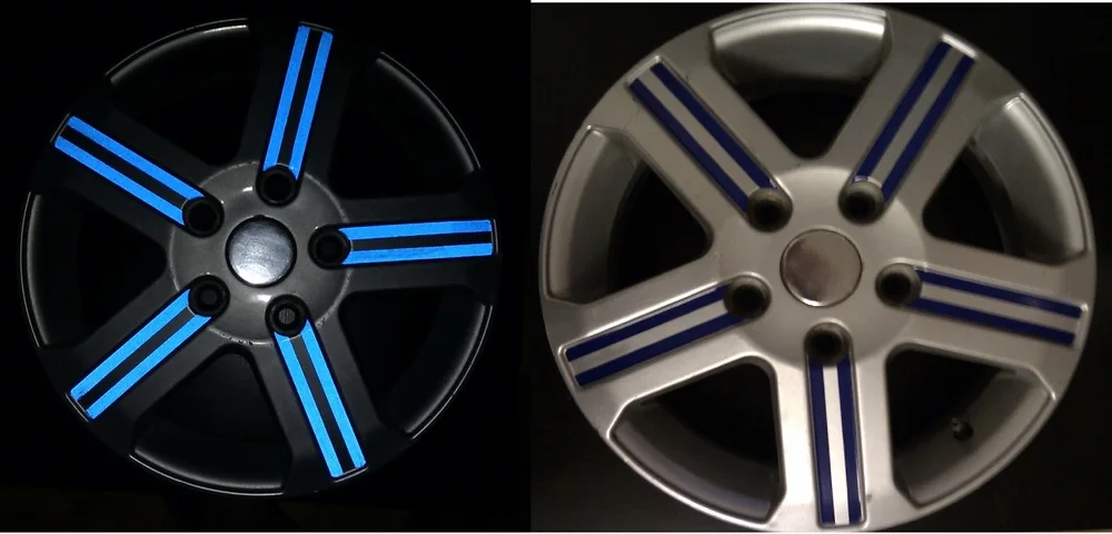 1 0 см x метр DIY Светоотражающая наклейка автомобильная светящаяся полоса