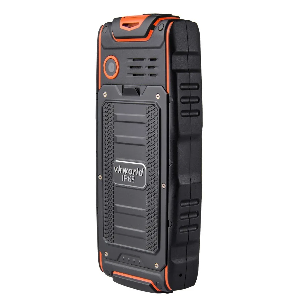 VKWorld камень V3 IP68 Водонепроницаемый 2,4 дюймов 3000 мАч мобильный телефон GSM FM Русская клавиатура 3 слота для sim-карт флэш-светильник мобильный телефон