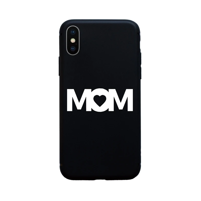 Классный мягкий чехол для телефона для iPhone 11Pro Max 7 8 Plus 6 6S Plus 5 SE X XS Max XR Phone MOM BOSS HONEY Cover Fundas Coque Shell