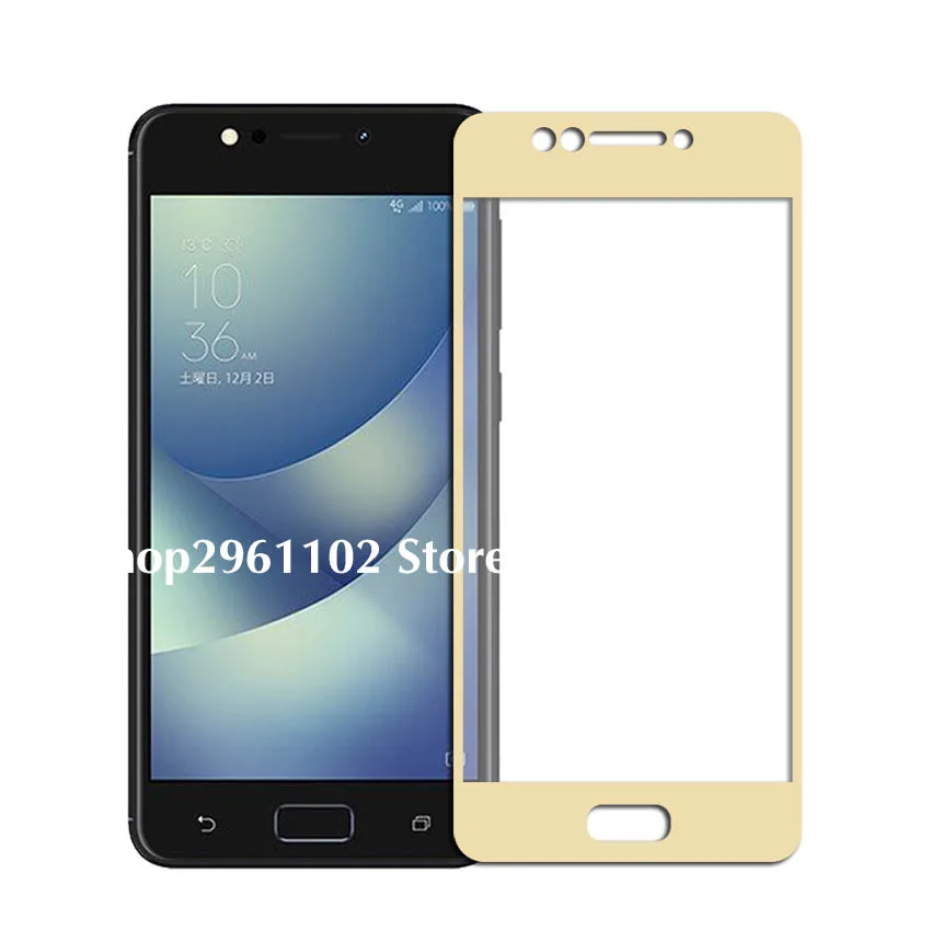 Защитное стекло для Zenfone 4 Max ZC520KL ZC554KL Selfie ZD553KL цвет черный | Мобильные телефоны и