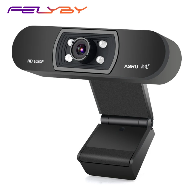 FELYBY H800 камера HD 1080P видео конференц-клип Компьютерная Встроенный микрофон |