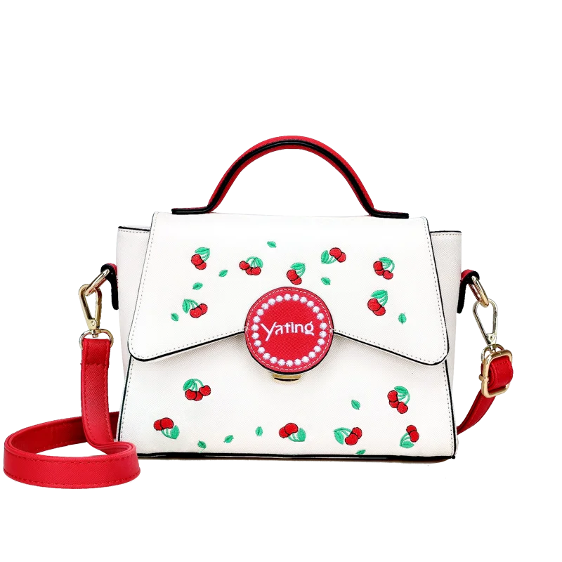 2017 новые модные Cherry универсальные крылья откидная сумка через плечо маленькая