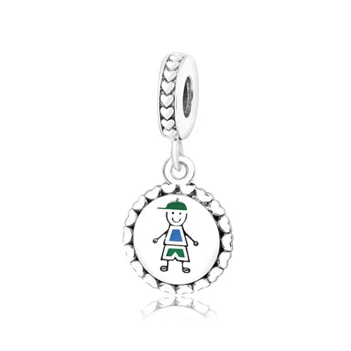 Зима, сделай сам, подходят к оригинальным браслетам Pandora, 925 пробы, Серебряное сердце, очаровательные бусины с прозрачными фианитами, изготовление ювелирных изделий berloque - Цвет: PD0735
