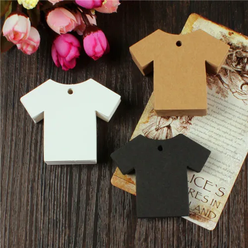 Визитница из крафт бумаги 300 шт. 5 х10 см|tag tag|tag decortag stamp |