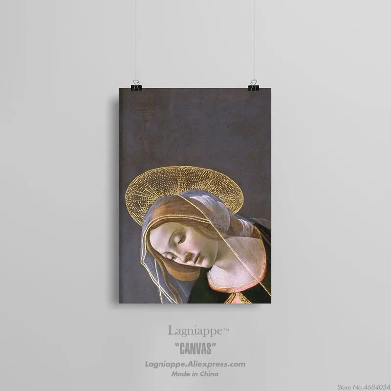 L 858 Sandro botticelli Renaissance художественная Классическая фигурка картины для дома для детей, гостиной, спальни, Декор, принт, плакат, Картина на холсте - Цвет: L 858