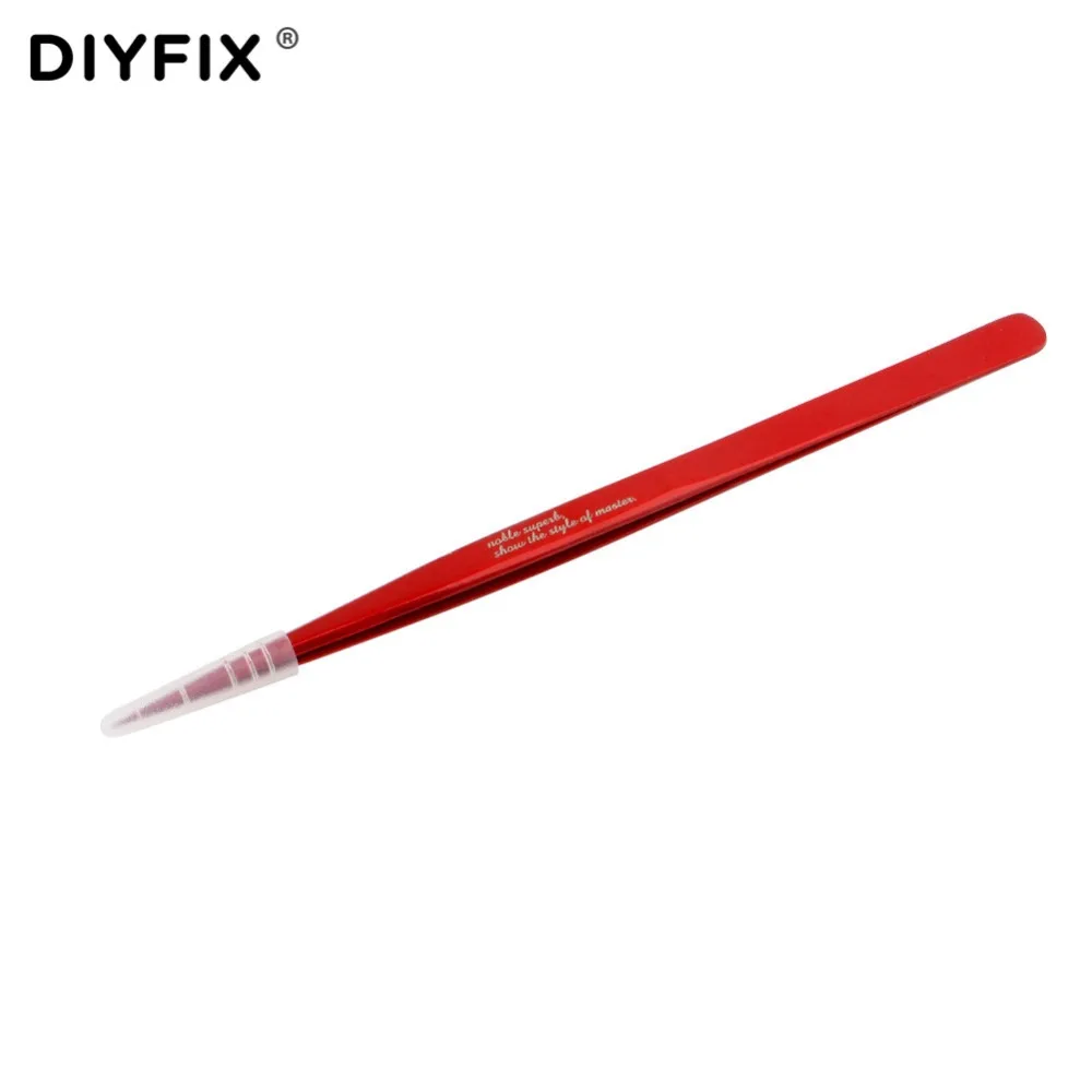 DIYFIX ультра точность Прямой пинцет антимагнитный с гальваническим покрытием