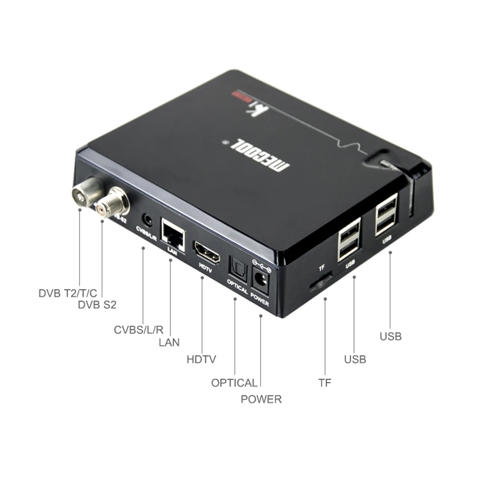 Mecool Ki про DVB C T2 + S2 Android 7.1 Smart ТВ Box Amlogic s905d quad core BT4.0 2 ГБ/16 ГБ Media Player Декодер каналов