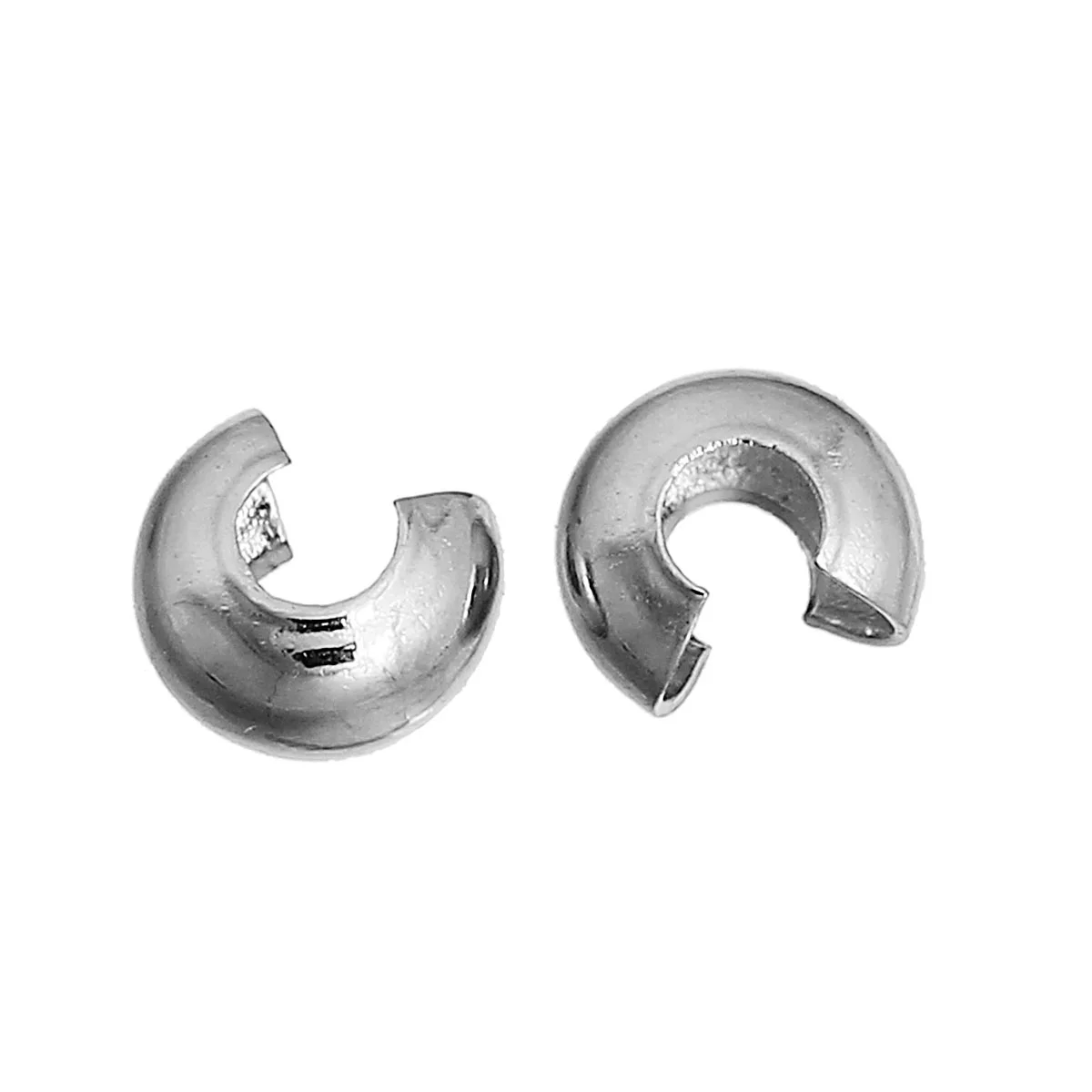 DoreenBeads 500 шт Серебристые цветные Обжимные бусины 3 мм (B03070) yiwu|jewelry pin|jewelry tubejewelry amazon