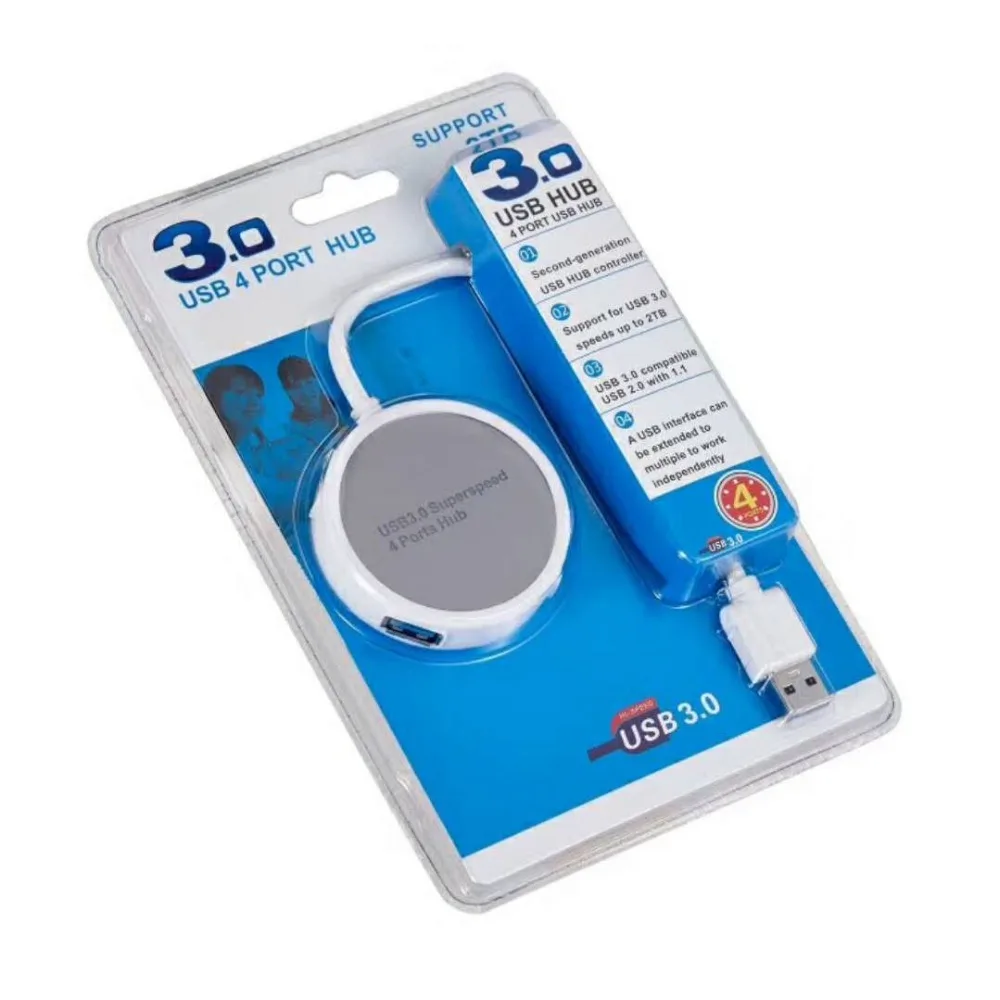 Концентратор USB 3 0 4 порта круглый |