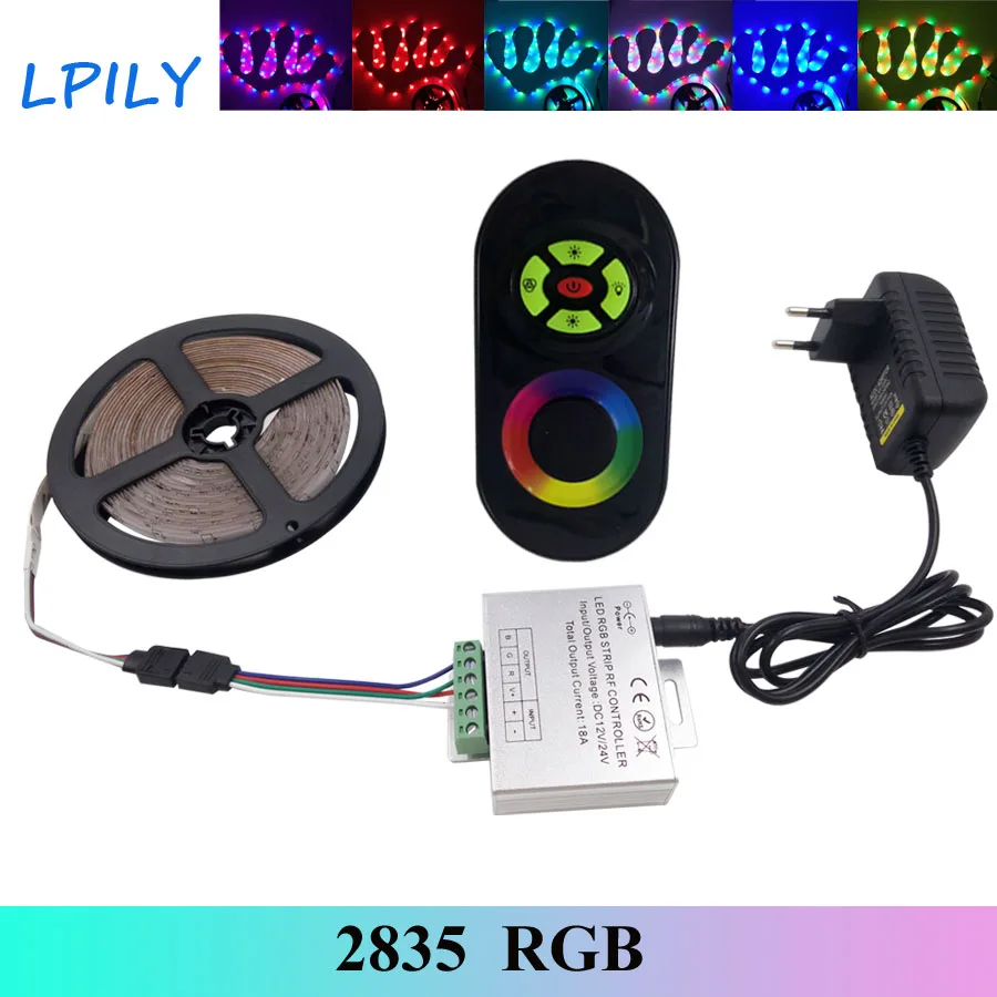 5 м 10 15 20 RGB светодио дный полосы света 2835 ленты Водонепроницаемый для украшения с