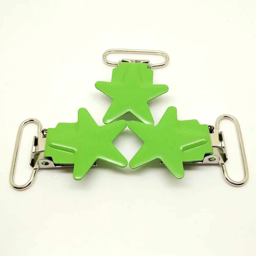 

100 шт., металлические подтяжки-клипсы для пустышки