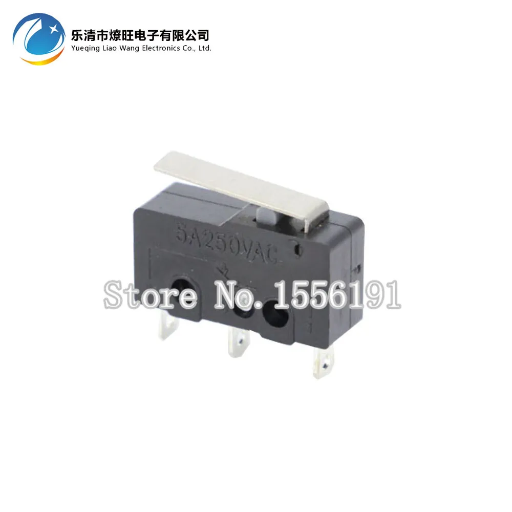 10 шт. концевой выключатель 3pin N/O N/C 5A250VAC микропереключатель KW11 3Z мини