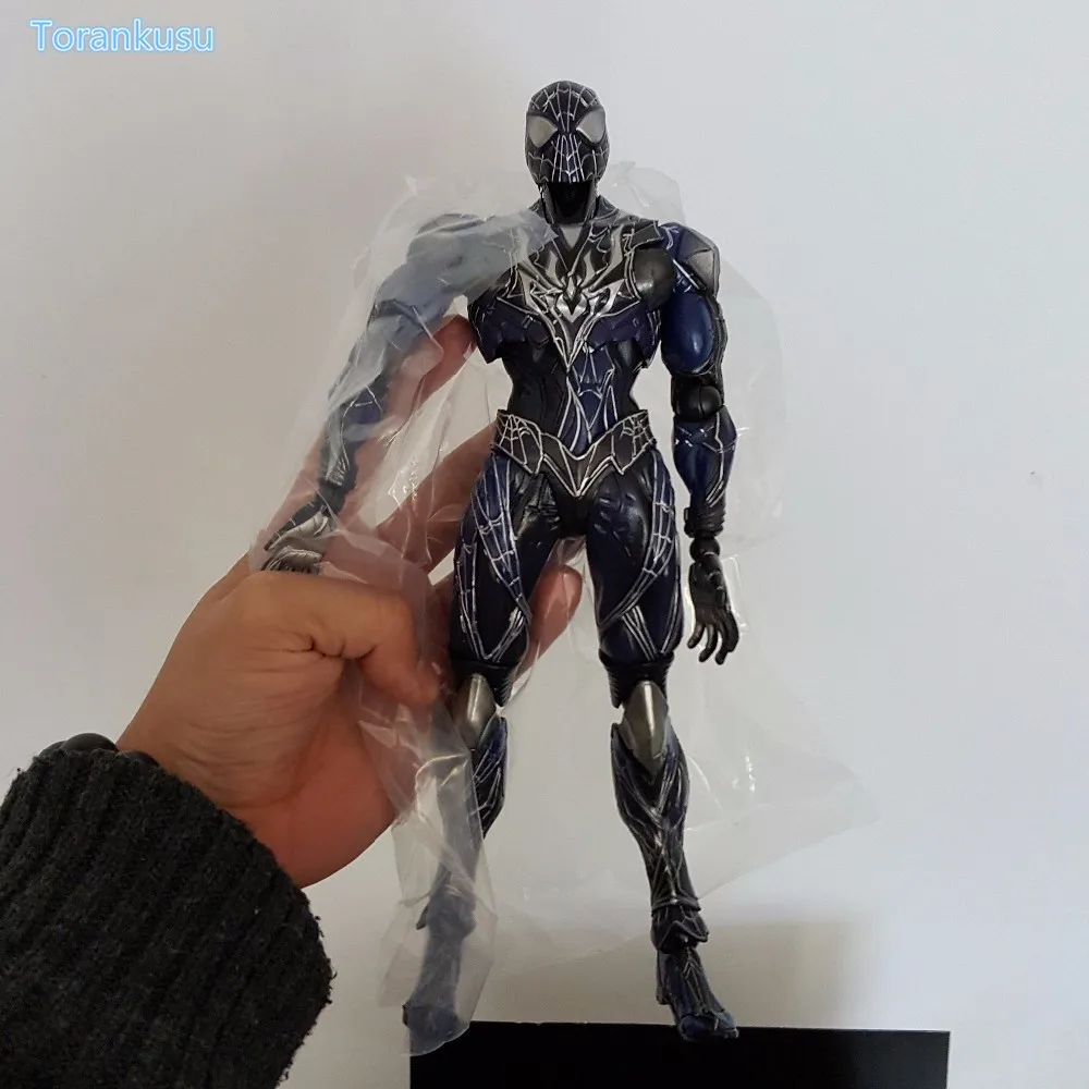Человек-паук экшн-фигурка Play Arts Kai Spider-Man Evil Ver. ПВХ фигурка игрушки Аниме Человек-паук Питер Бенджамин Паркер модель PA28