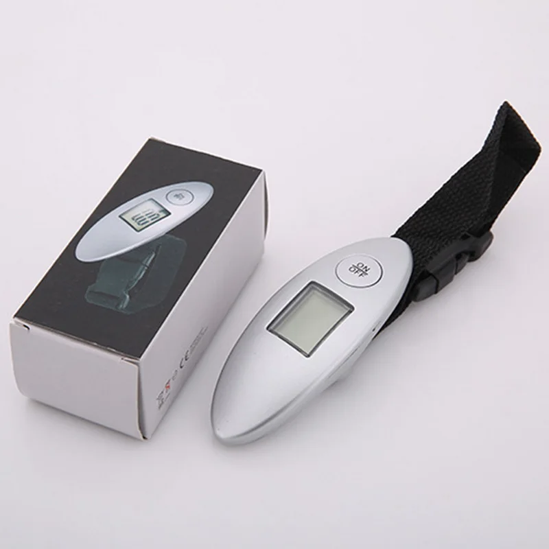 1 шт. 40 кг/100 г цифровые электронные весы для багажа lcd портативные дорожные весы для чемодана с ремешком для путешествий ручной баланс веса