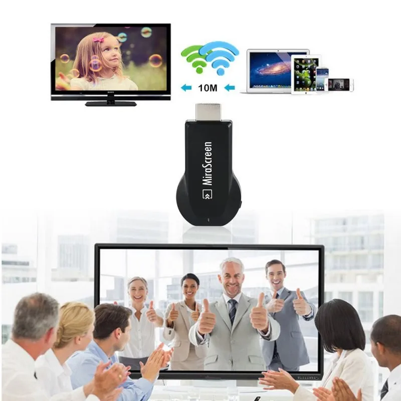 128MB HDMI tv Stick Dongle Mirascreen Wi-Fi дисплей приемник Airplay Miracast Airmirroring для Windows 10