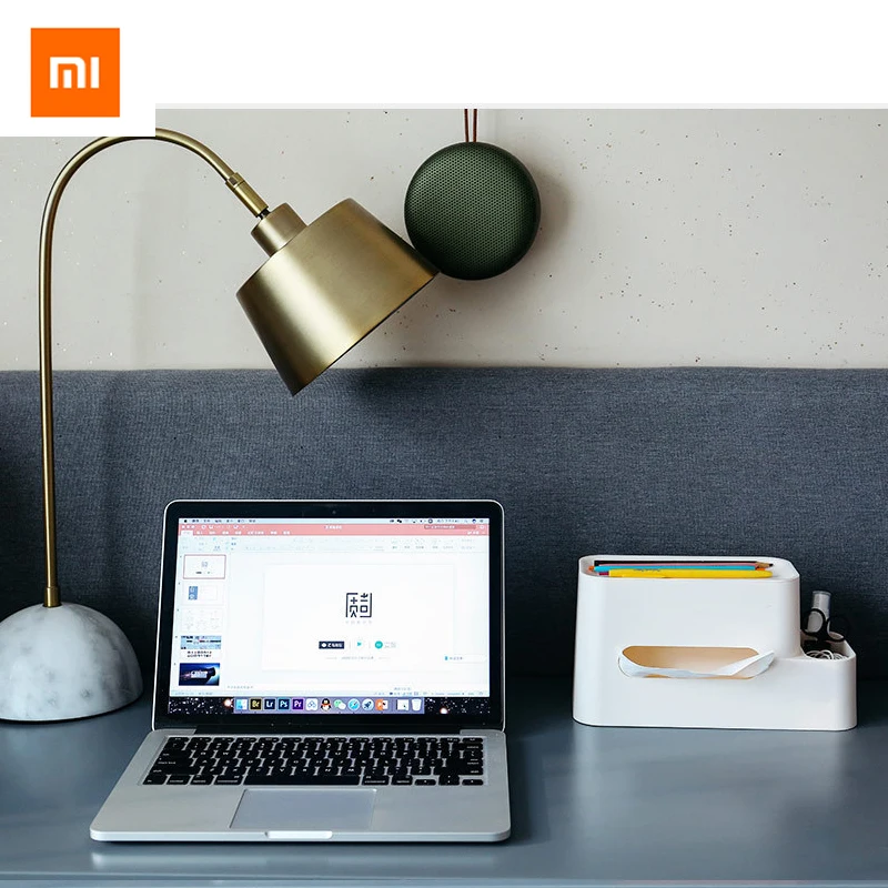 3 цвета оригинальный Xiaomi коробка для хранения салфеток настольная офиса умный
