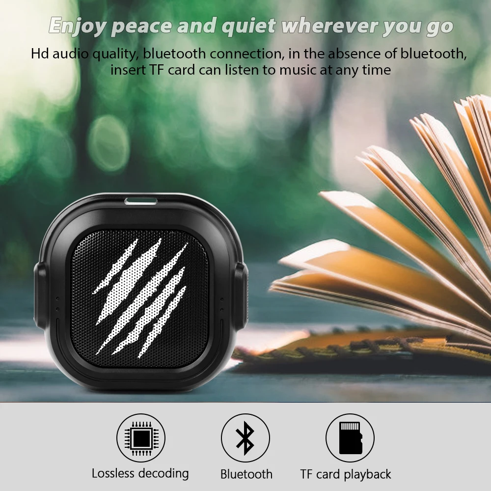 TOPROAD портативные Bluetooth колонки мини беспроводная стерео звуковая коробка Mp3 плеер