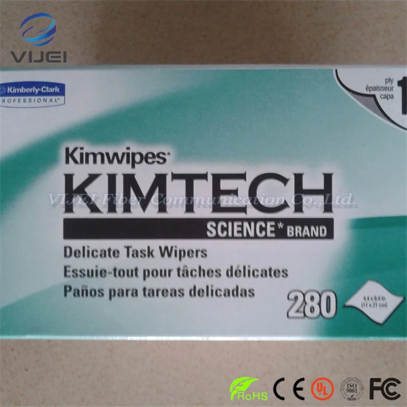 280 шт./кор. волоконно-оптический Чистка kimсалфетки мусорная Бумага