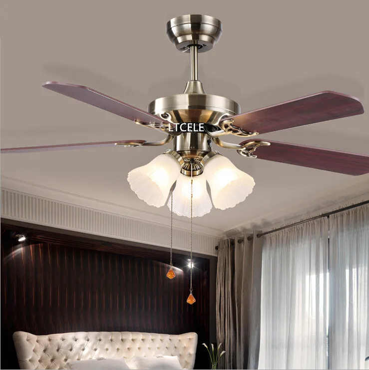 2015 Кристалл Потолочный Вентилятор lron ventilador де teto com cristais Современный Освещение