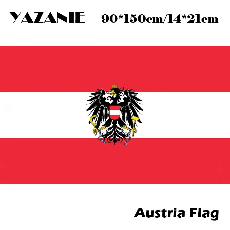 YAZANIE 90x150 см Австрийские флаги орла большой пользовательский декоративный баннер