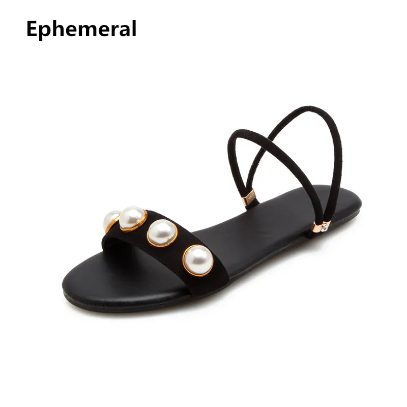 Женские шлепанцы с открытым носком сандалии на ремешке обувь плоской подошве