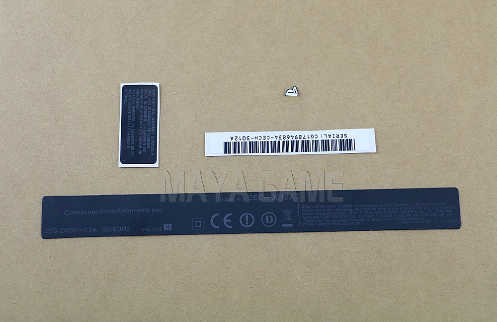 2 компл./лот CECH-3012A Корпус наклейка Shell этикетка уплотнения для playstation 3 PS3 консоли