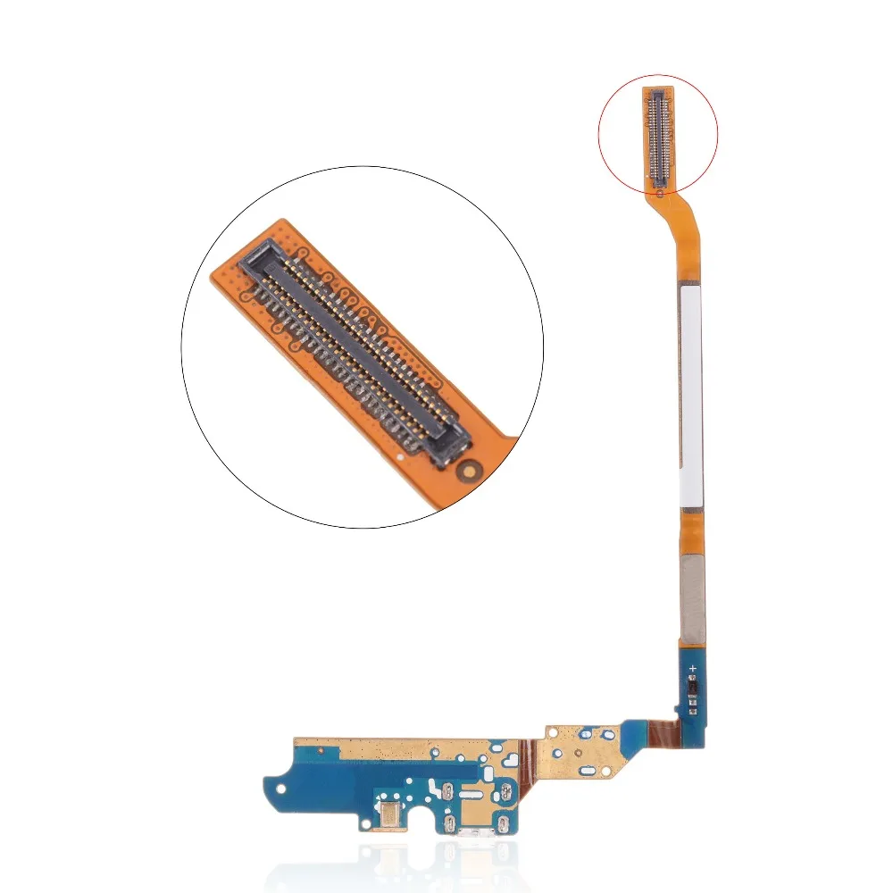 Micro USB зарядное устройство гибкий кабель для samsung Galaxy S4 Mini i9190 i9195 usb зарядный порт с микрофоном для samsung S4 i9500 i9505