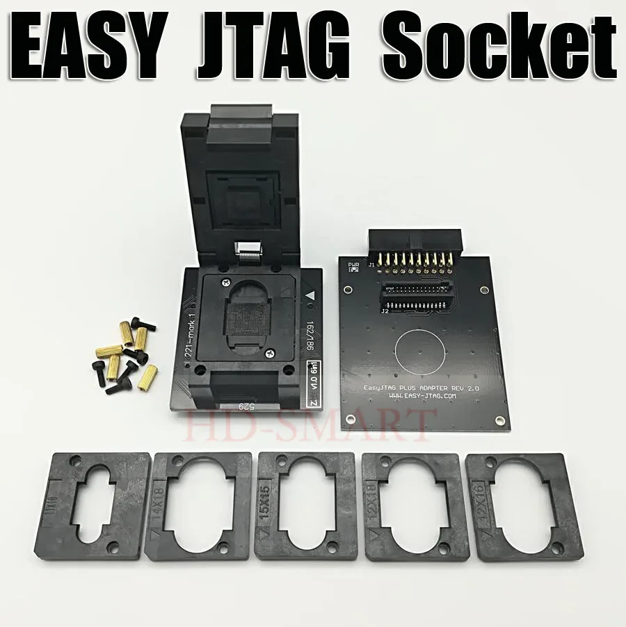 Оригинальный Z3X легкий JTAG PLUS BOX EMMC Socket BGA153/169 BGA162/186 BGA221 BGA529 бесплатная