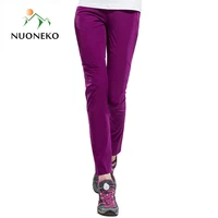nuoneko summer womens quick dry breathable pants outdoor sport elastic soft pants hiking camping trekking running trousers pn35
