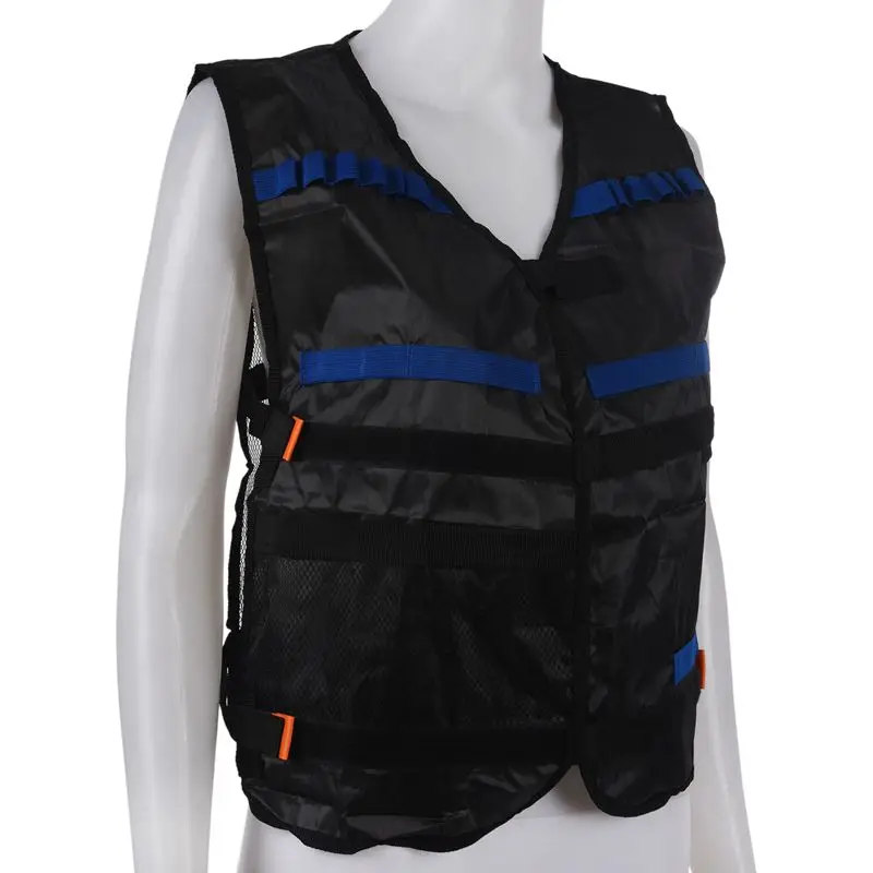 Топ тактический жилет для 12 дартс и 4 патронов в Nerf N Strike Games Black | Спорт развлечения
