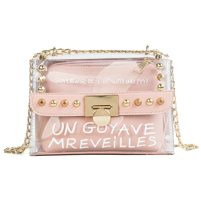 2019 летняя модная новая сумка высокого качества ПВХ Прозрачная женская Милая