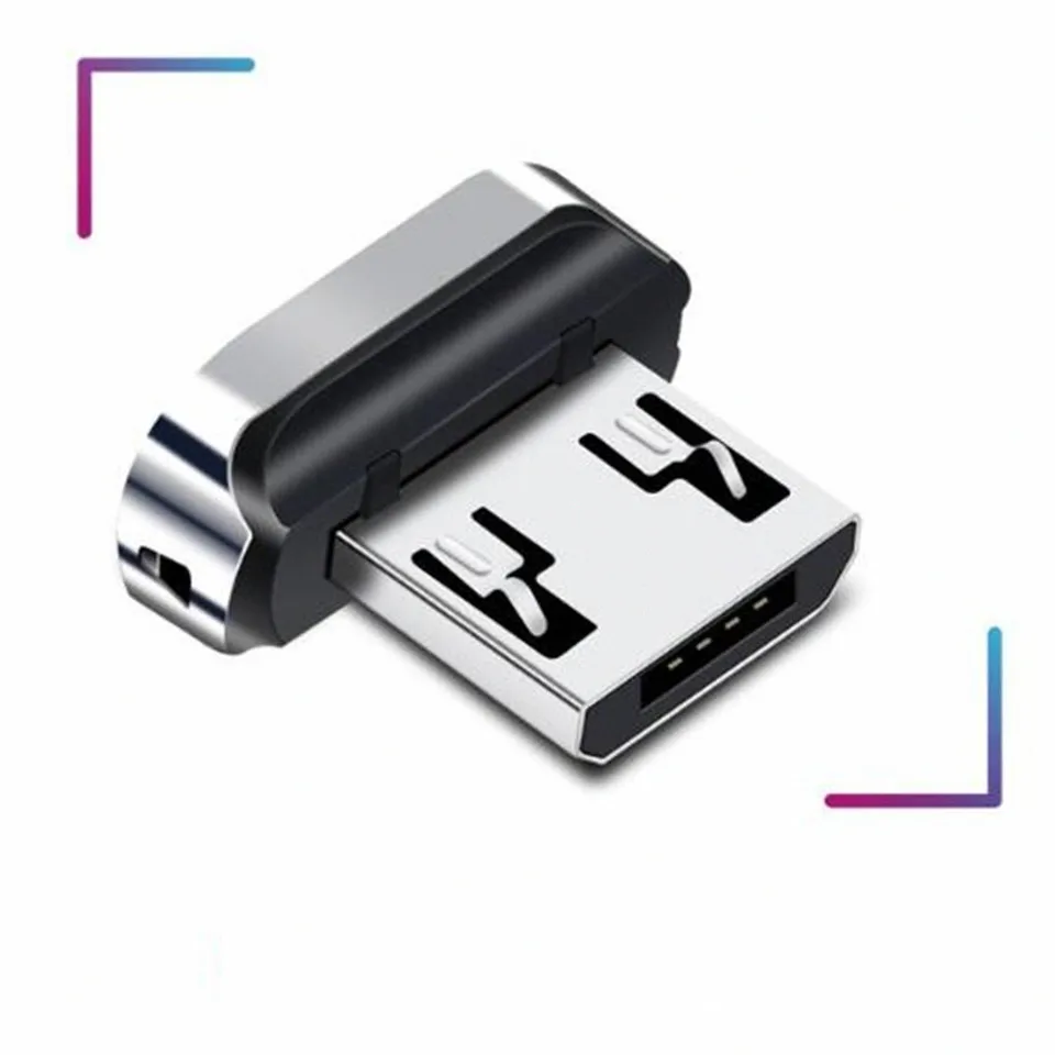 Magnetic plug Светодиодный магнитный кабель Micro usb type C зарядное устройство для быстрой зарядки для iPhone XS X XR 8 7 6 samsung S8 Магнитный кабель для телефона Android 1 м - Тип штекера: Magnetic plug