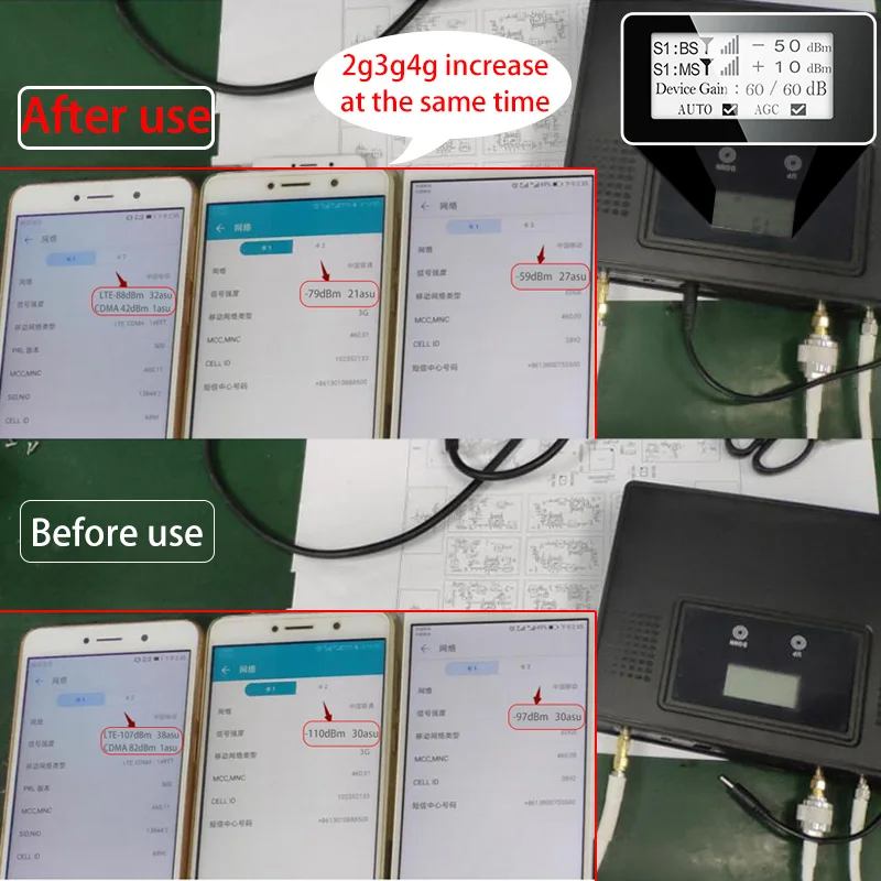 ATNJ GSM DCS WCDMA 900 + 1800 2100 трехдиапазонный мобильный усилитель сигнала 2G 3G 4G LTE сотовый