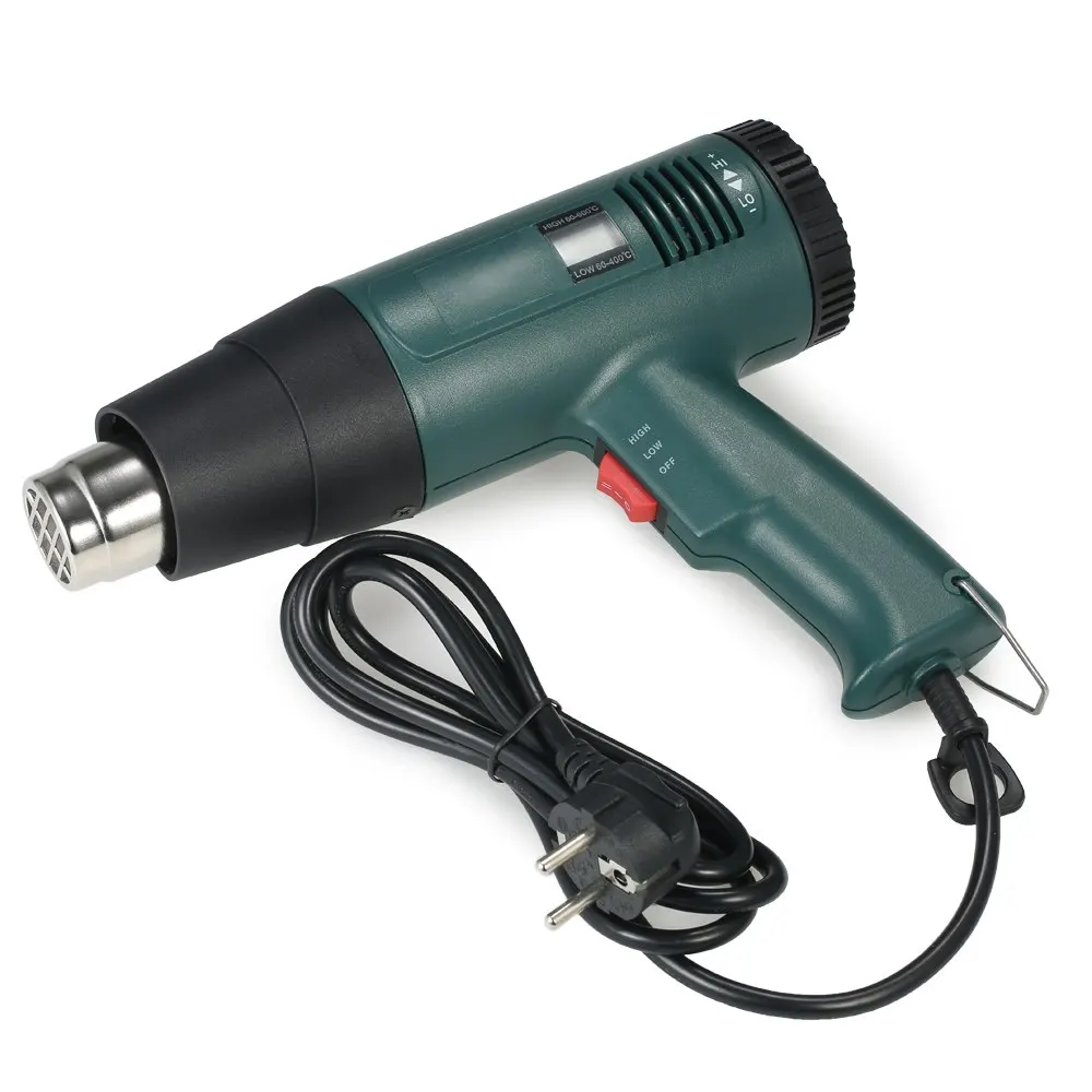 

Digital Hot Air Gun Temperature-controlled Heat Gun Hair dryer Soldering hairdryer Gun build tool 1800W AC220V