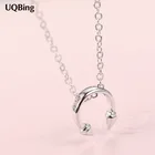 Женское серебряное ожерелье, ожерелья из чистого серебра, ювелирные изделия, ошейник