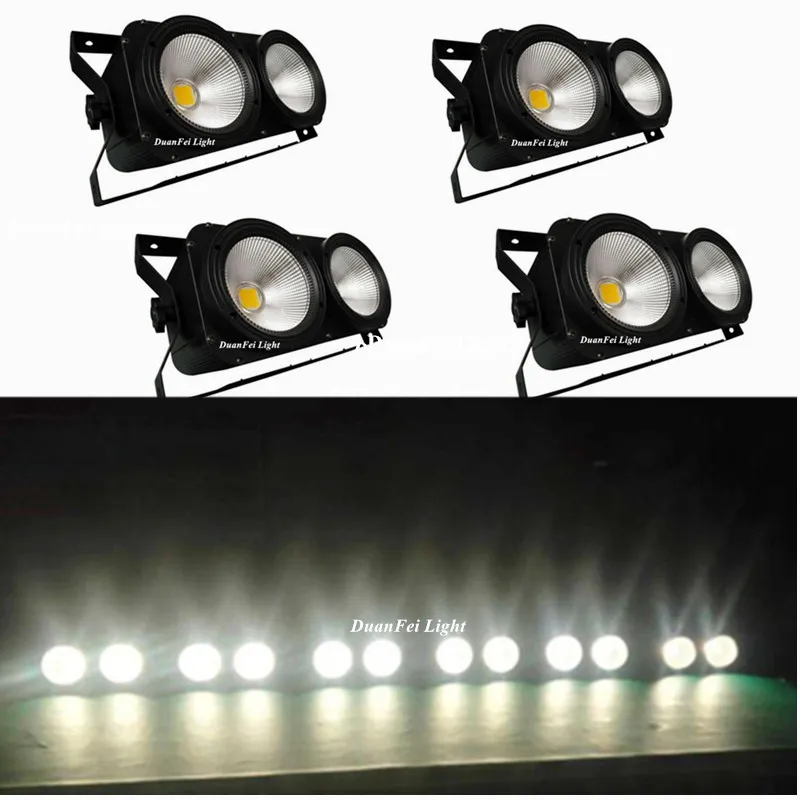 DuanFei DunFly 4 шт./лот led blinder 2x100 cob dmx512 blinder|led blinder|cob blinderblinder |