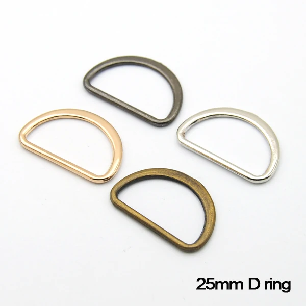 50 шт. D образные пряжки 1 дюйм 25 мм|flat d ring|dee ringd ring 25mm |
