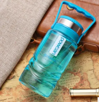 Blue Новинка 2000 мл 2 литра неразбиваемая BPA пластиковая бутылка для воды походы в горы Тур скалолазание Спорт Фитнес Рыбалка бутылка для воды - Цвет: Blue
