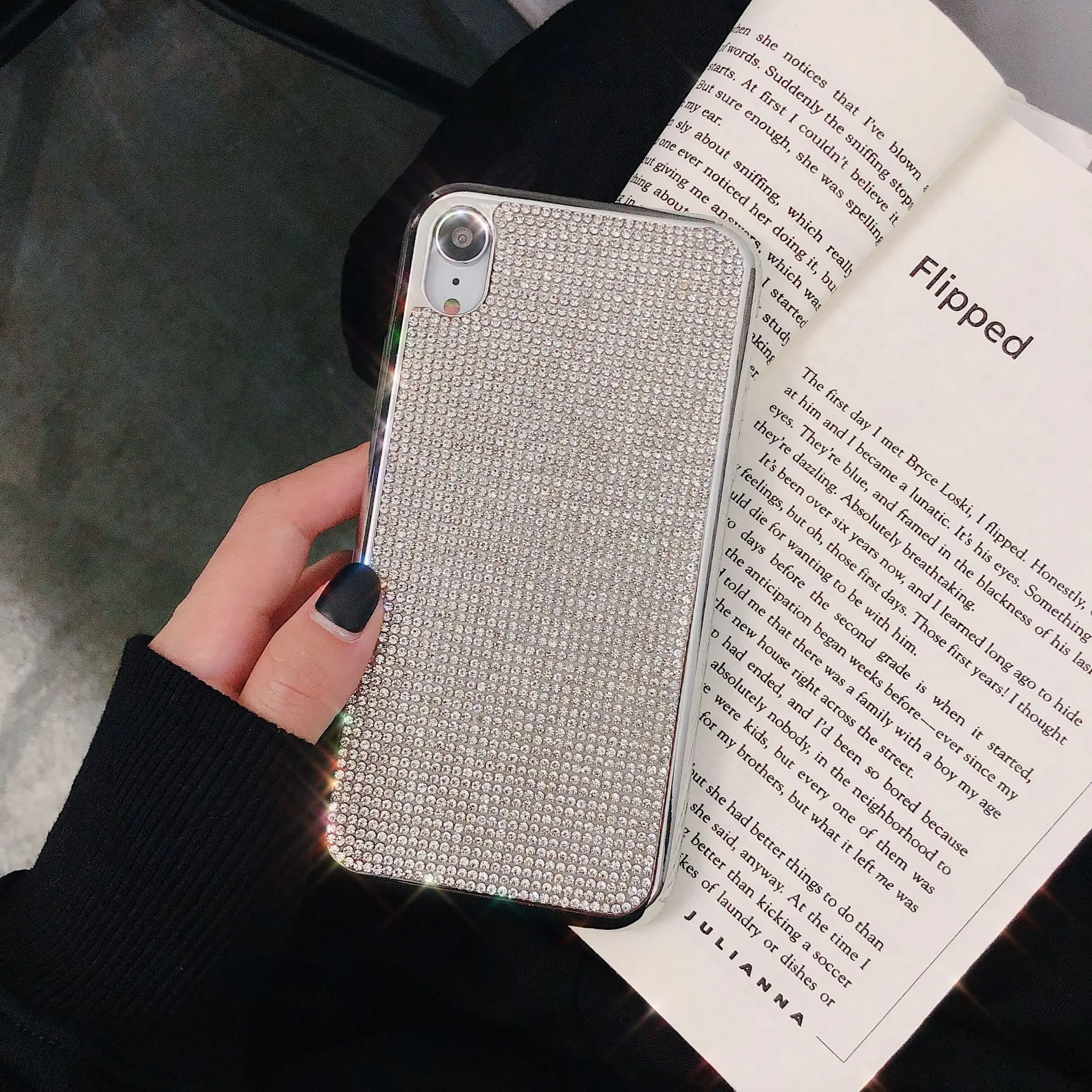 Luxury Designer Diamond Phone Case for Huawei P20 Pro Mate 20 Nova 3 4 2s Honor 10 Silver Bumper Rhinestone Back Cover |