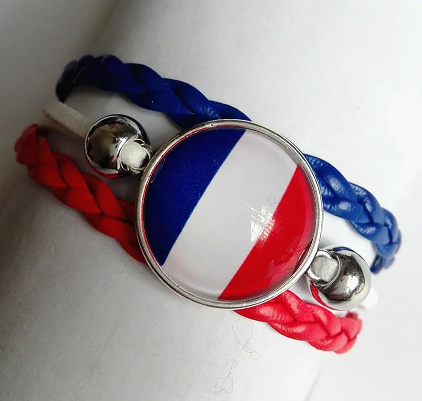 1 шт. браслет с драгоценным камнем национальный флаг США Бразилия Португалия