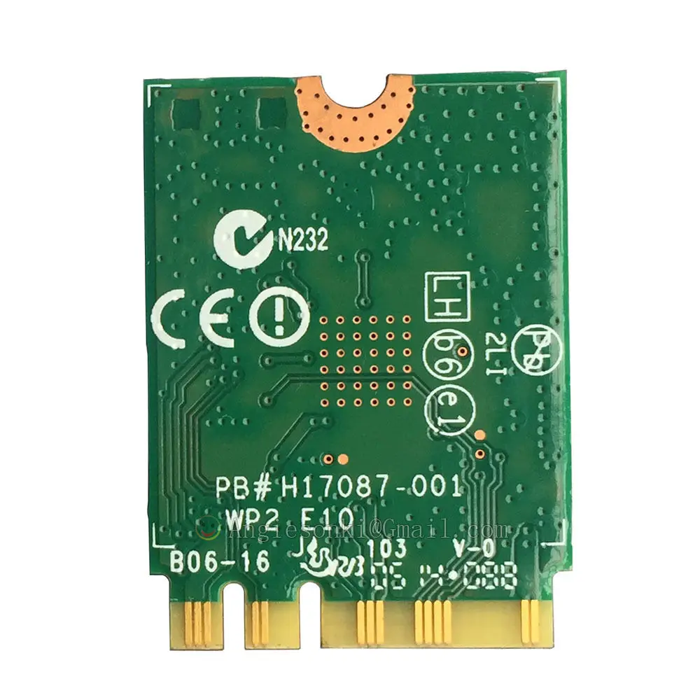 7260NGW беспроводной AC 7260AC NGFF 802.11ac 867 Мбит/с Wifi + Bluetooth BT 4 0 M.2 карта Intel 7260 для HP Pro X2 612 G1