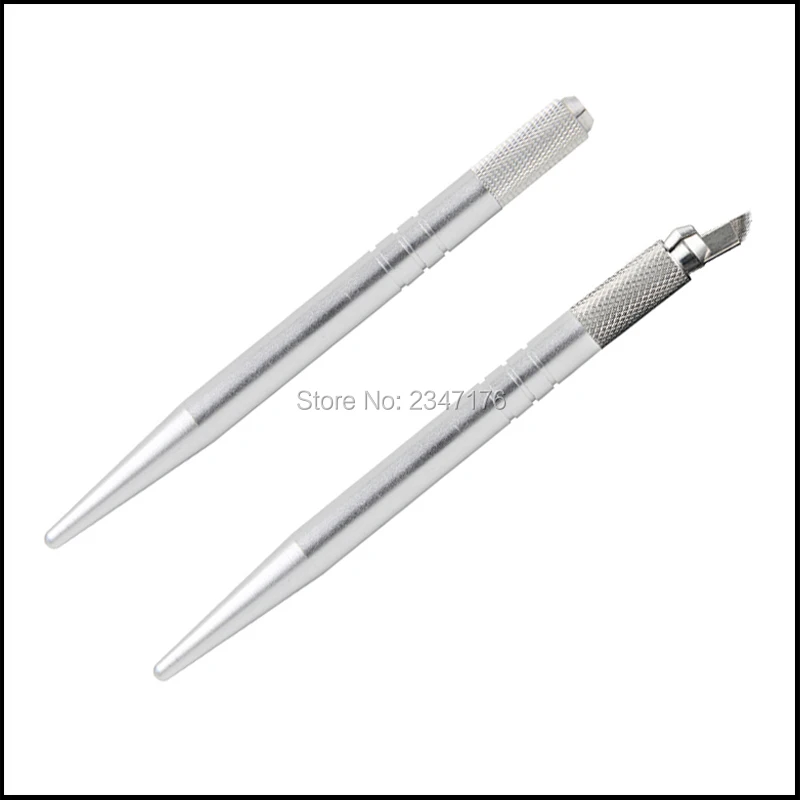 10 шт./лот серебряный цвет фломастера руководство макияж бровей вышивка microblading