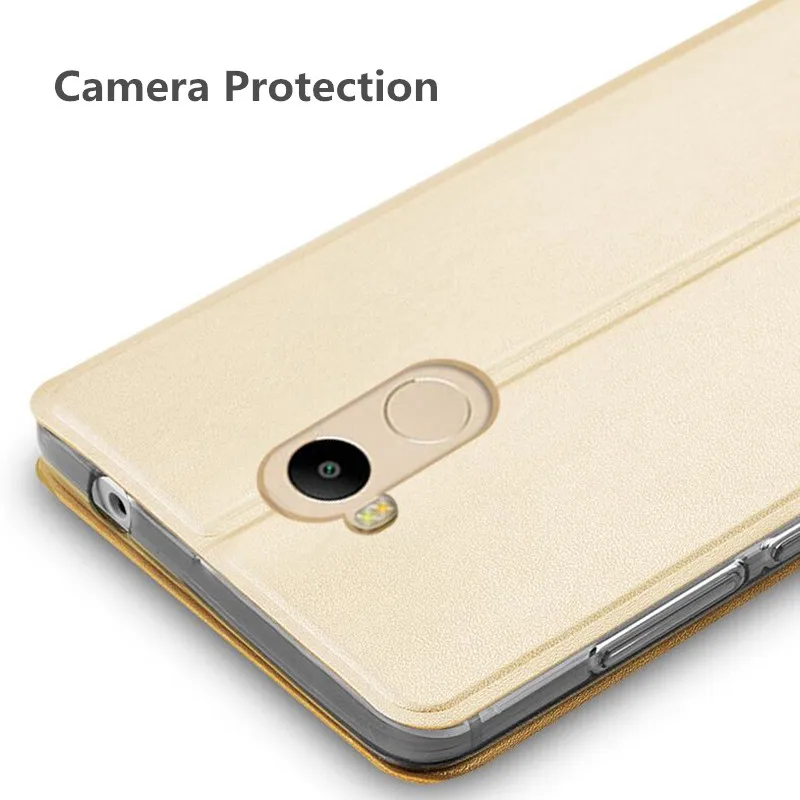 Чехол Xiaomi redmi 4 кожаный чехол MOFi исходном кремния задняя крышка pro флип жесткий
