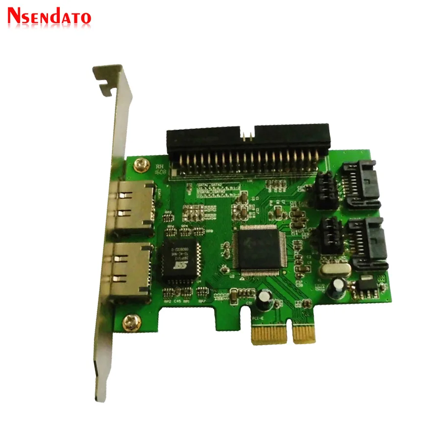Новый адаптер JMB363 с 2 портами PCI E SATA II 0 RAID и 1 IDE 3 5 дюйма на Express преобразователь