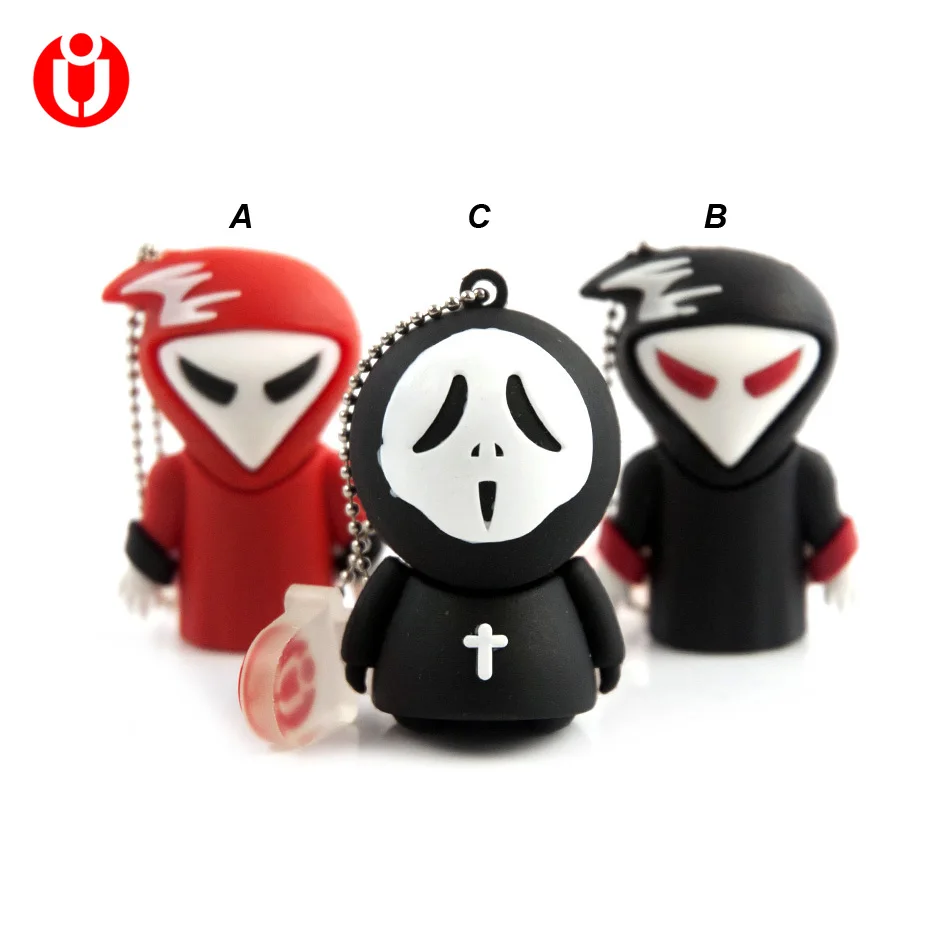 Популярный классный USB флеш накопитель в виде черепа скелета головной убор