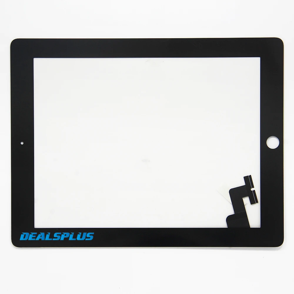 Новый Сменный сенсорный экран дигитайзер стекло без кнопки Home для iPad 2 A1395 A1396 A1397